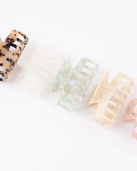 Haarclip hars marmer