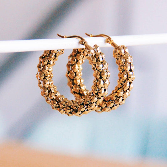 Oorbellen met balletjes