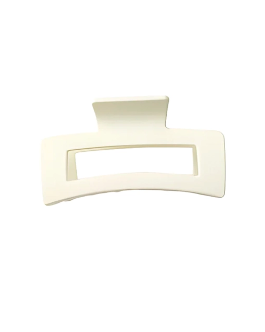 Haarclip naturel wit (3 cm - 8,5 cm)