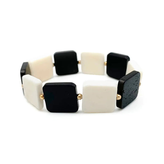 Zwart-wit armband