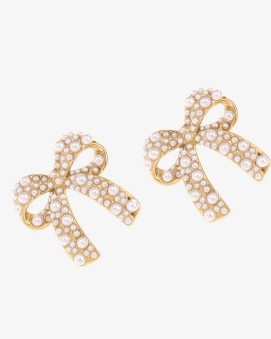 Strik met parels studs