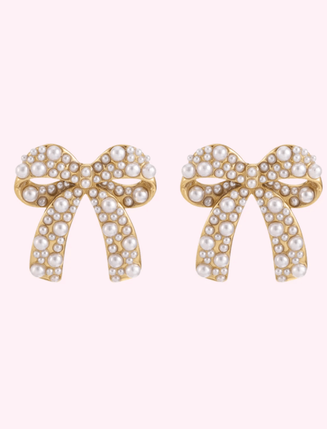 Strik met parels studs