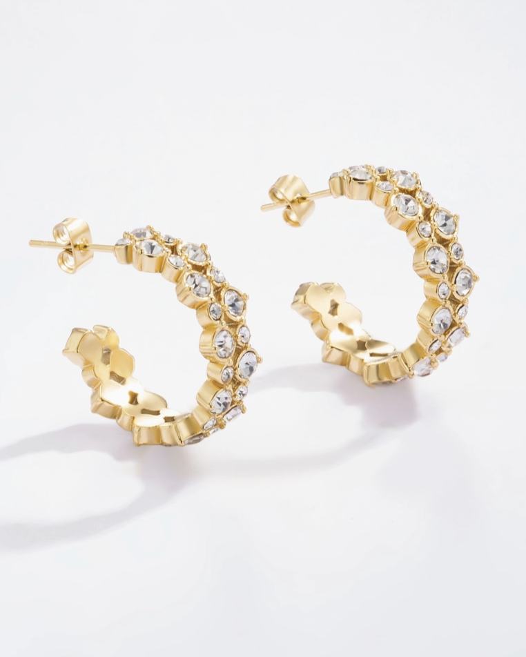 Oorbellen met strass