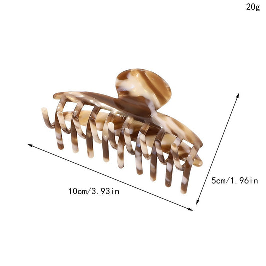 Haarclip in marmerstyle bruin