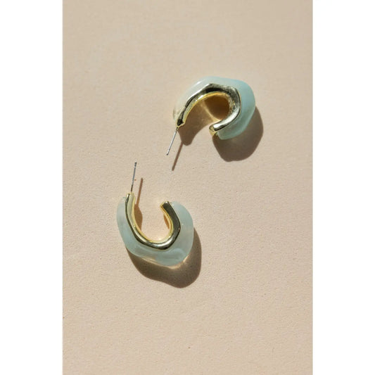 Glanzende Karina Mist Oorbellen · Wisteria ·