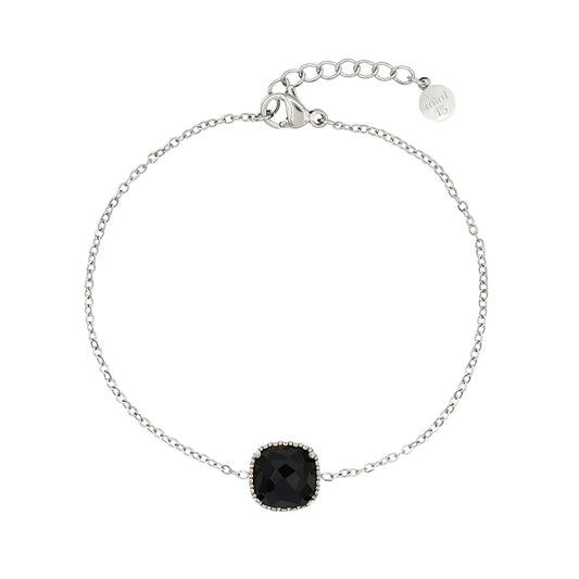 Onyx armband zwart