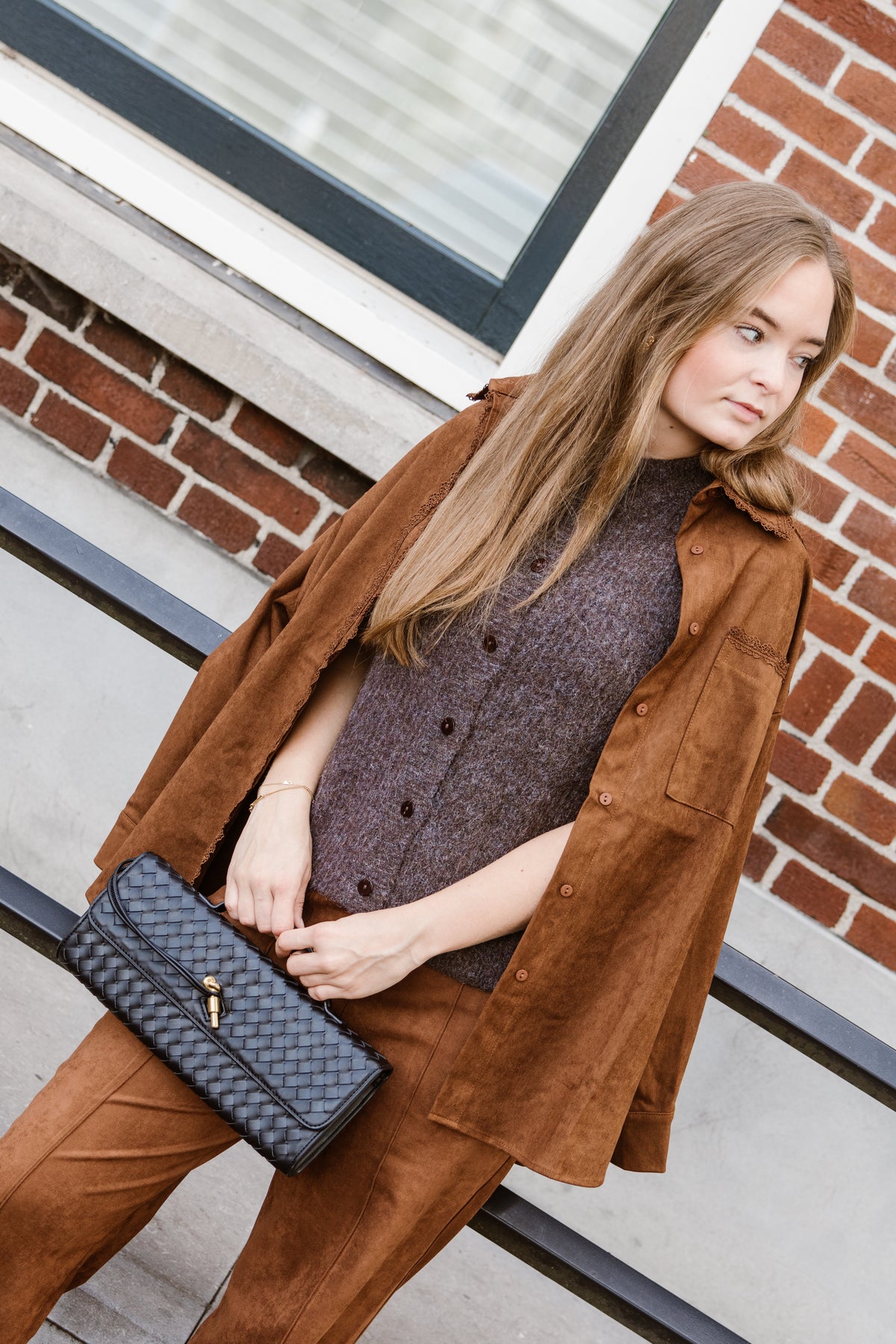 Gilet Leonora Grijs