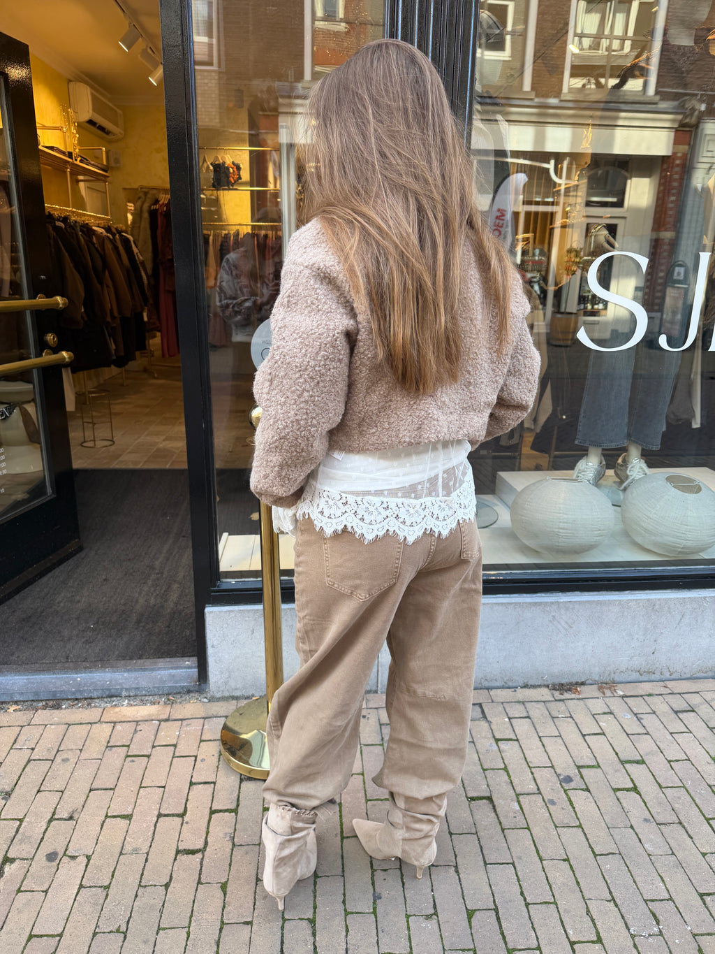 Top Teddy Taupe