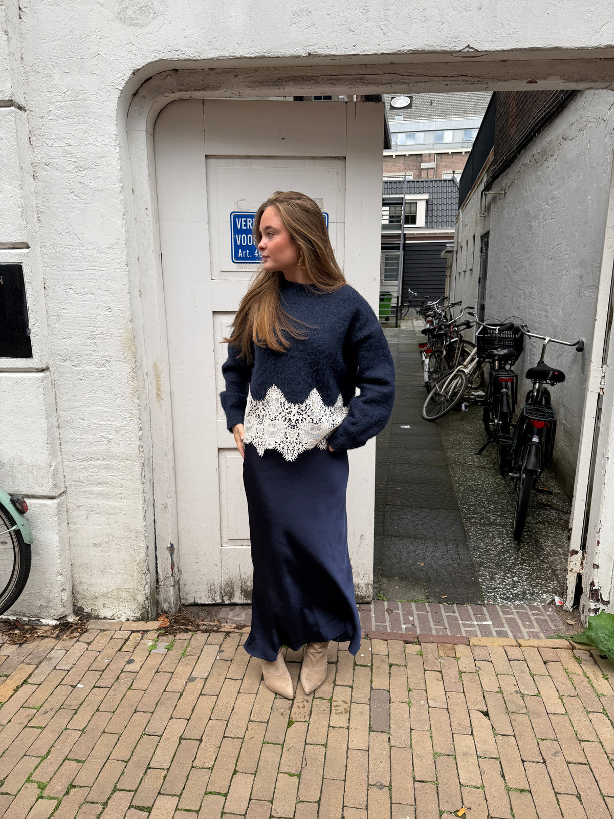 Trui Erika Blauw