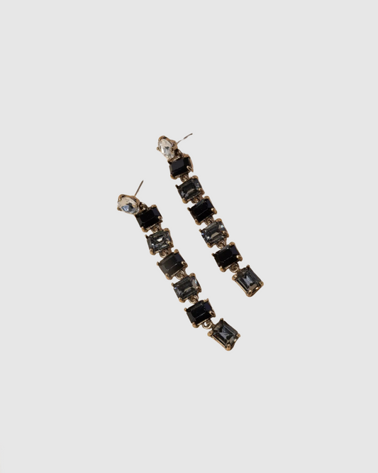 Zwarte Maquis Oorbellen