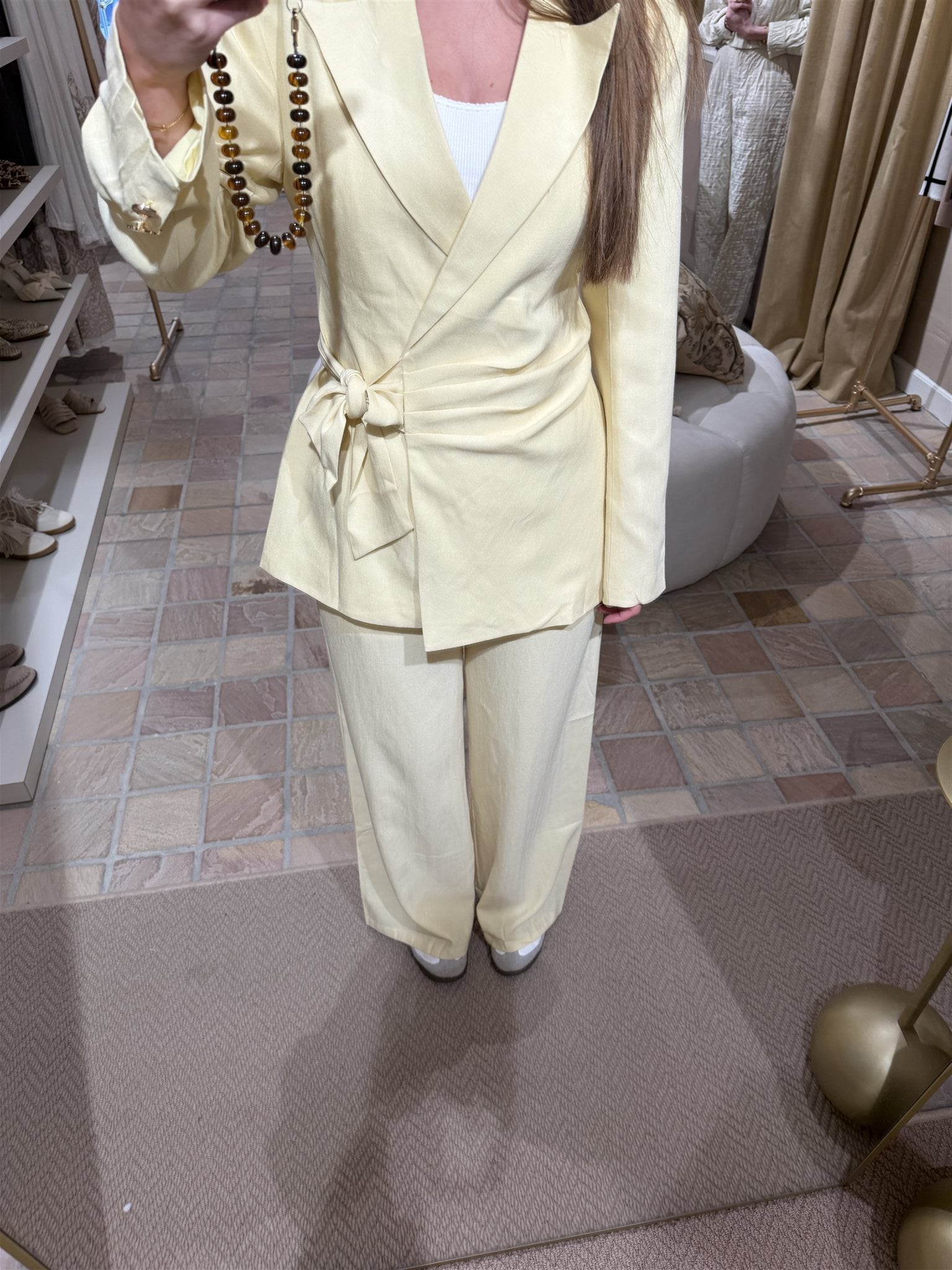 Blazer Celestine Geel