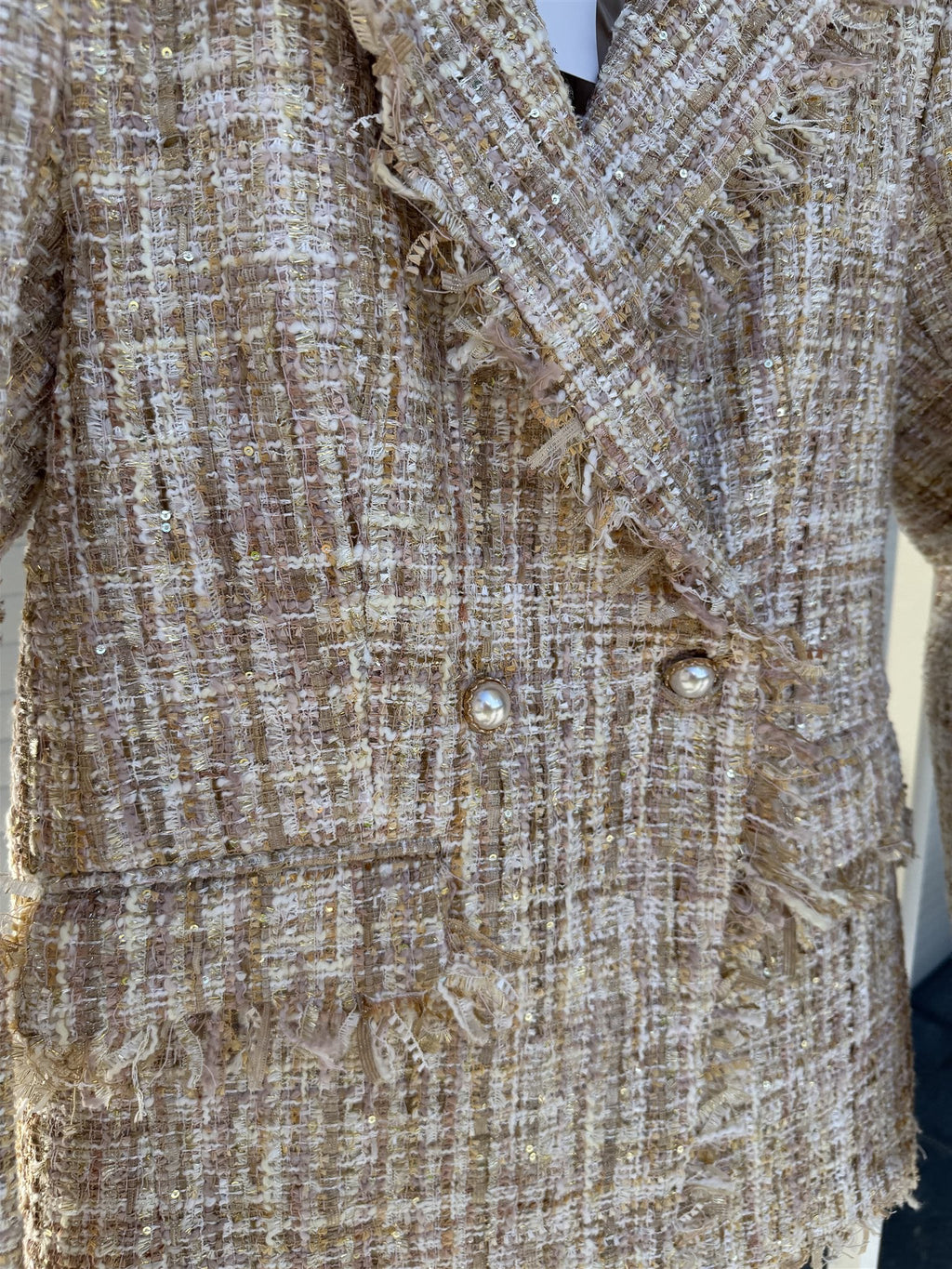 Blazer Victoire Creme/Goud