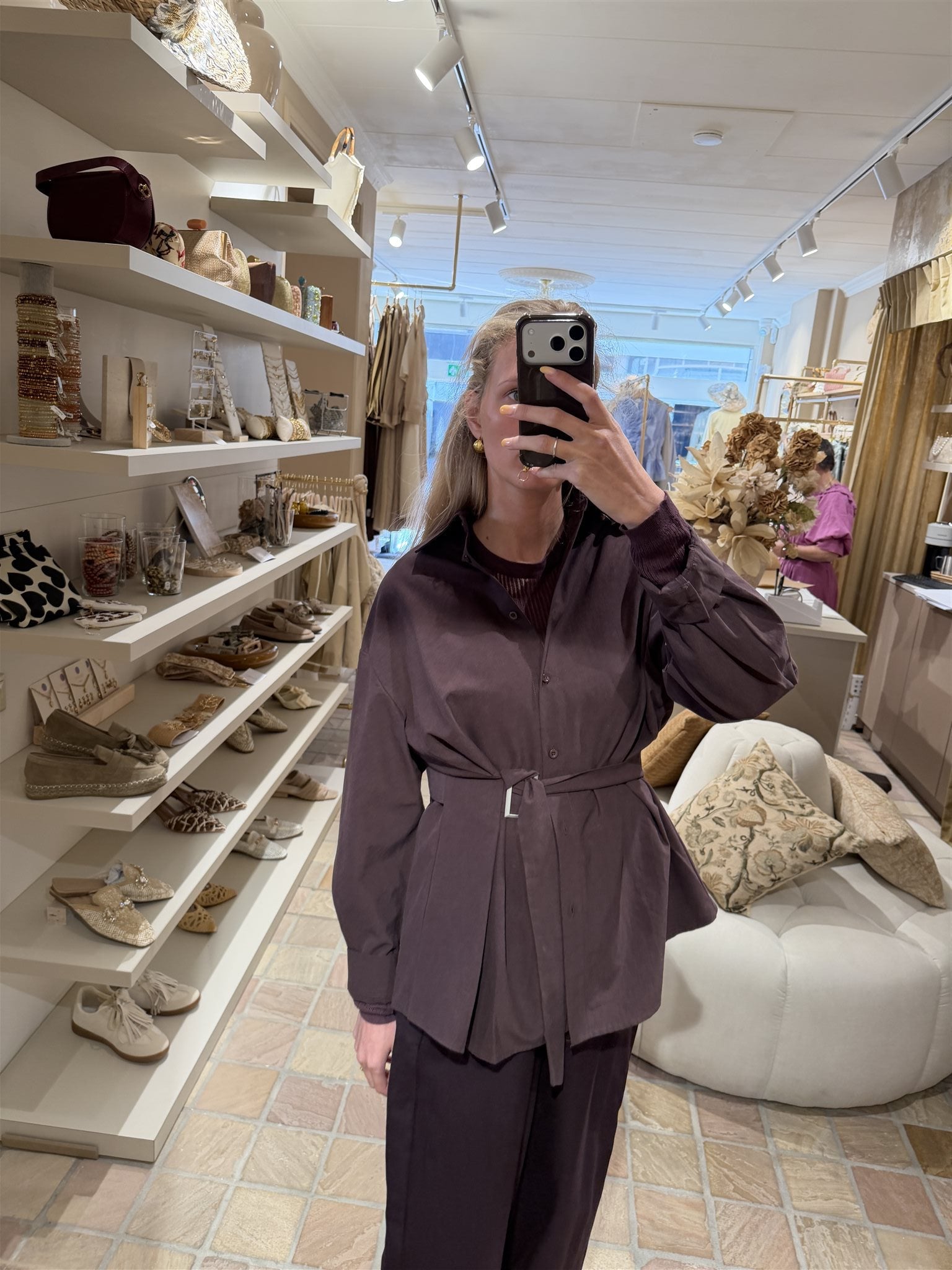 Blouse Cerenza Aubergine
