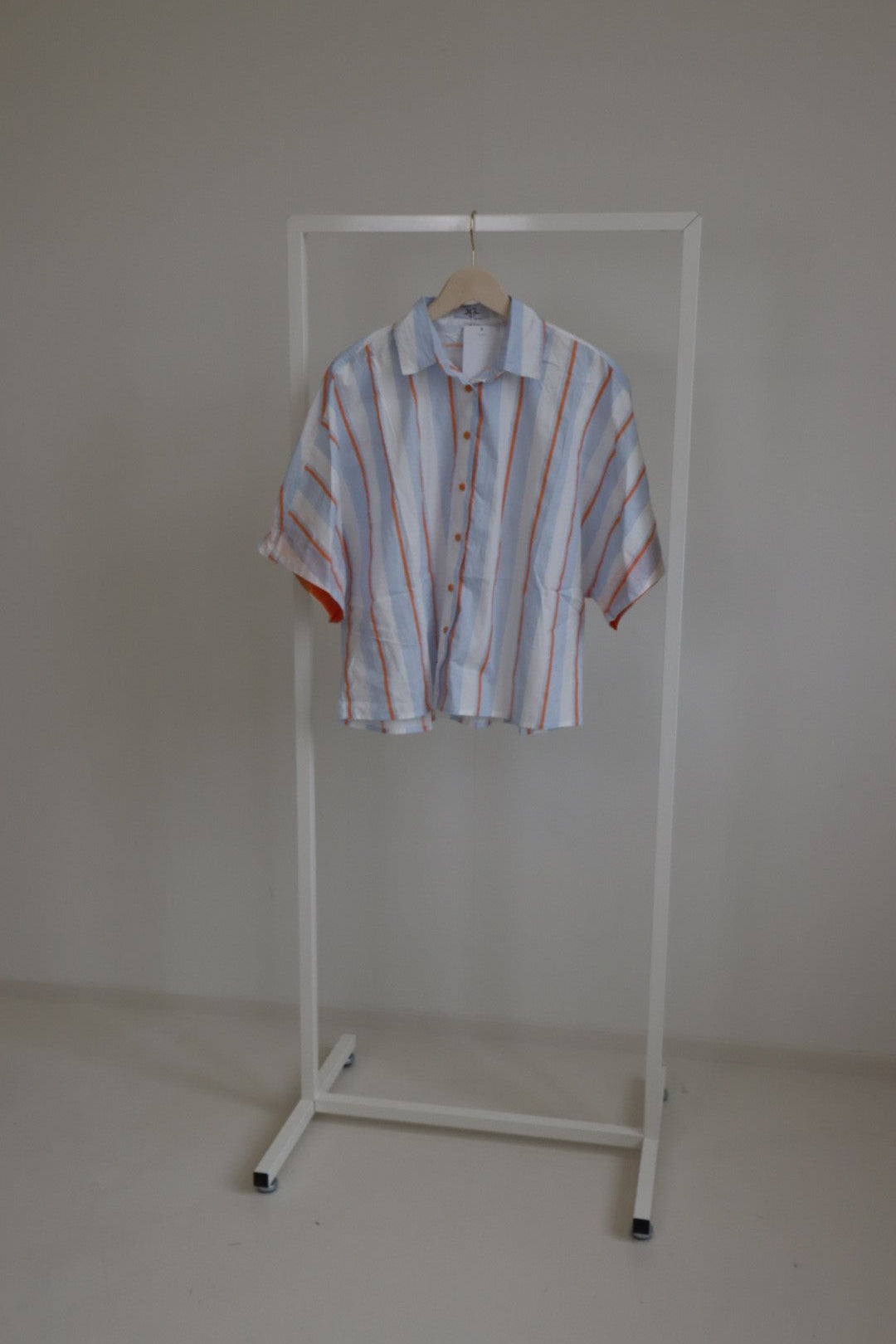 Blouse Dara Blauw/oranje