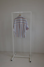 Blouse Dara Blauw/oranje