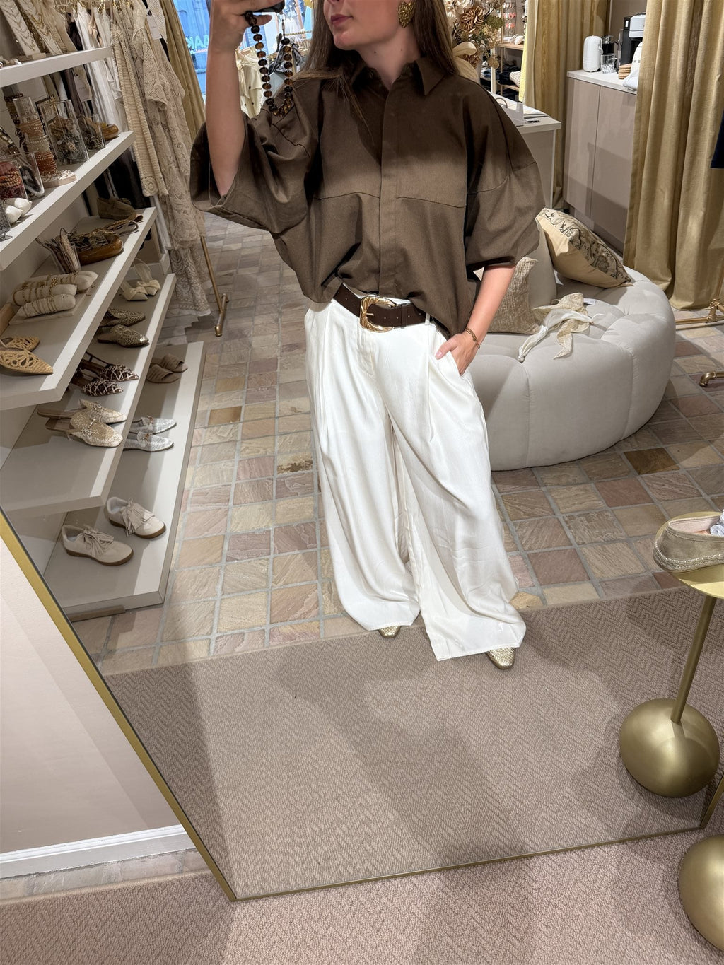 Blouse Demi Coffee