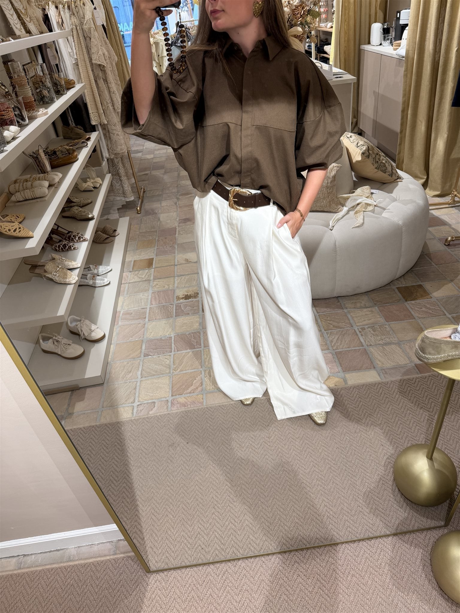 Blouse Demi Coffee