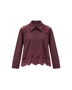 Blouse Emilienne Bordeaux
