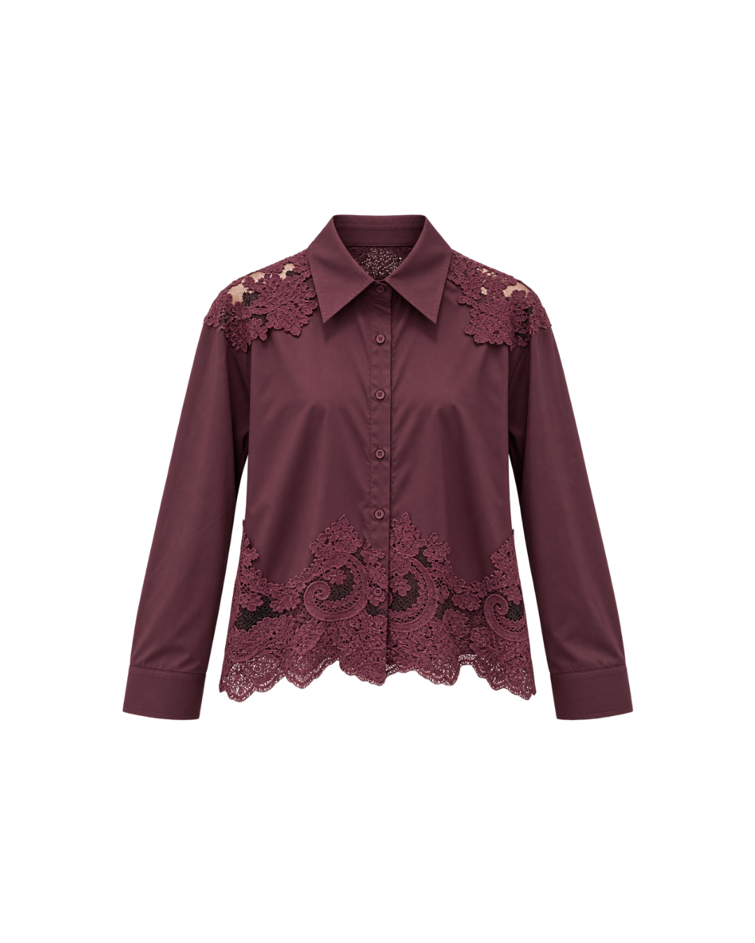 Blouse Emilienne Bordeaux