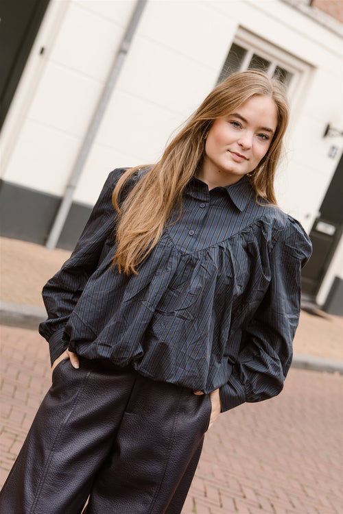 Blouse Marine Blauw