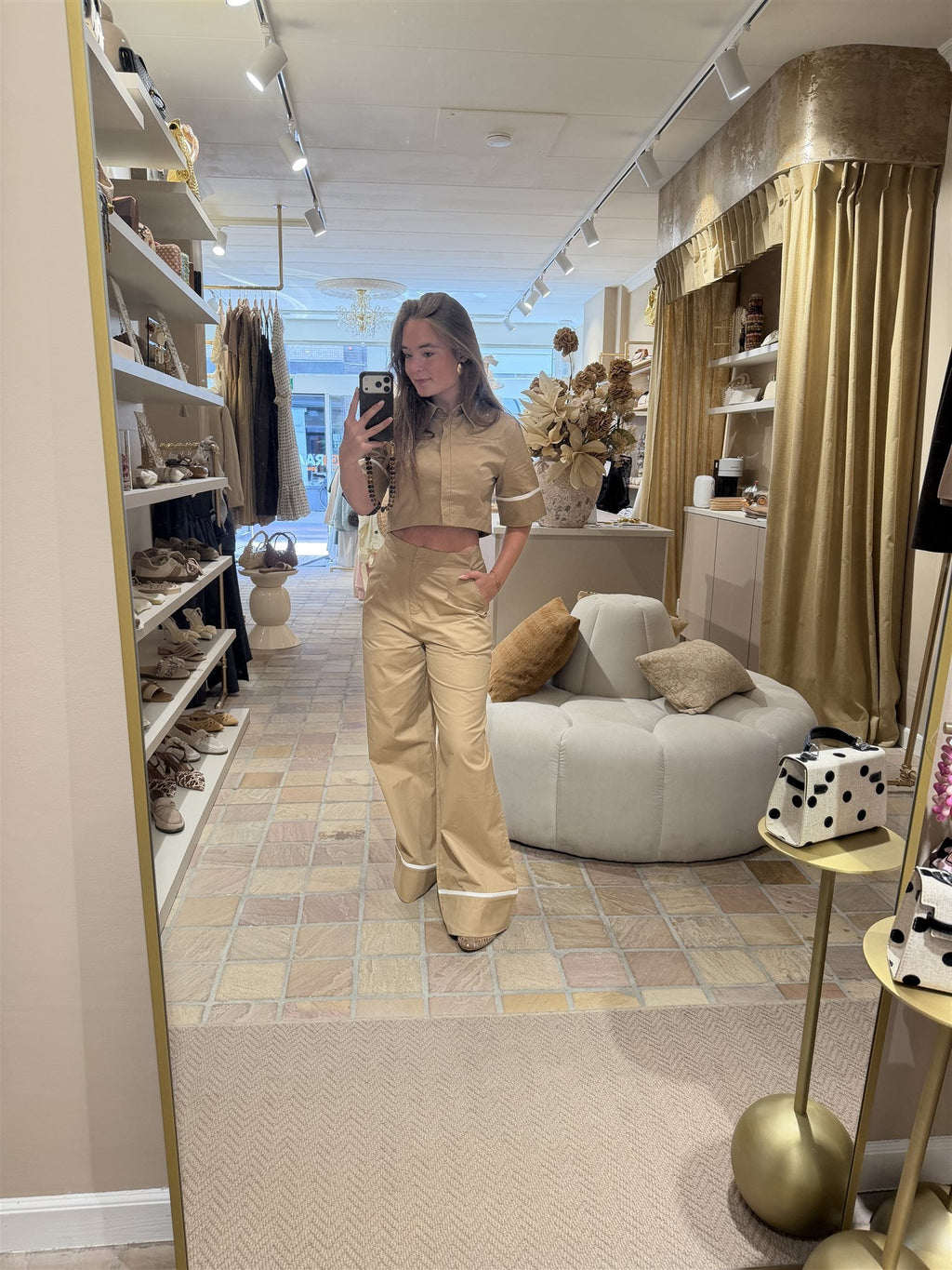 Blouse Noelia Camel