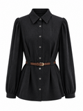 Blouse Olivia Zwart