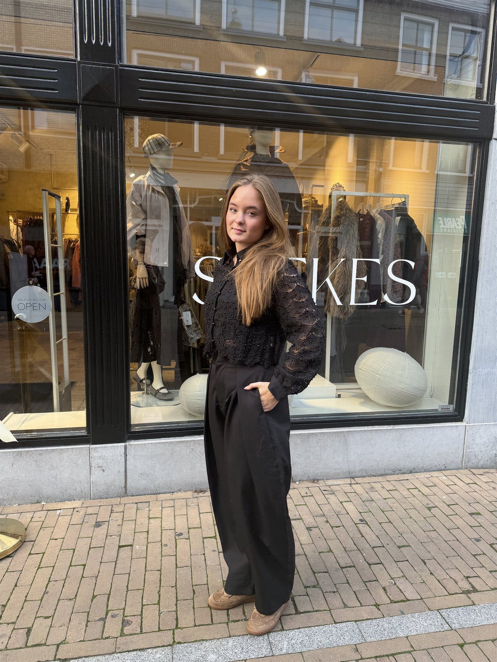 Blouse Parel Zwart