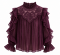 Blouse Rose Burgundy