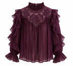 Blouse Rose Burgundy