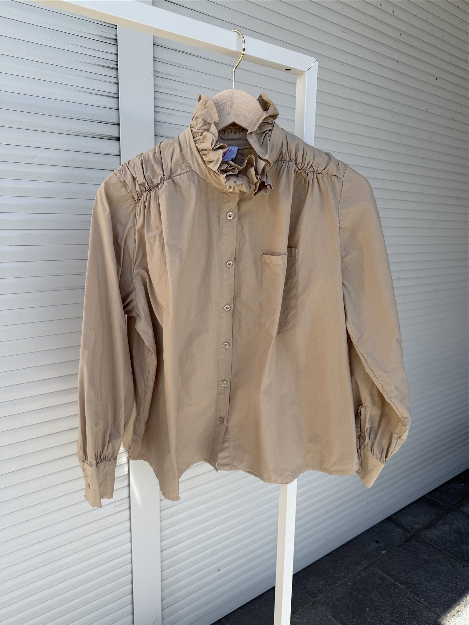 Blouse Victorien Kaki