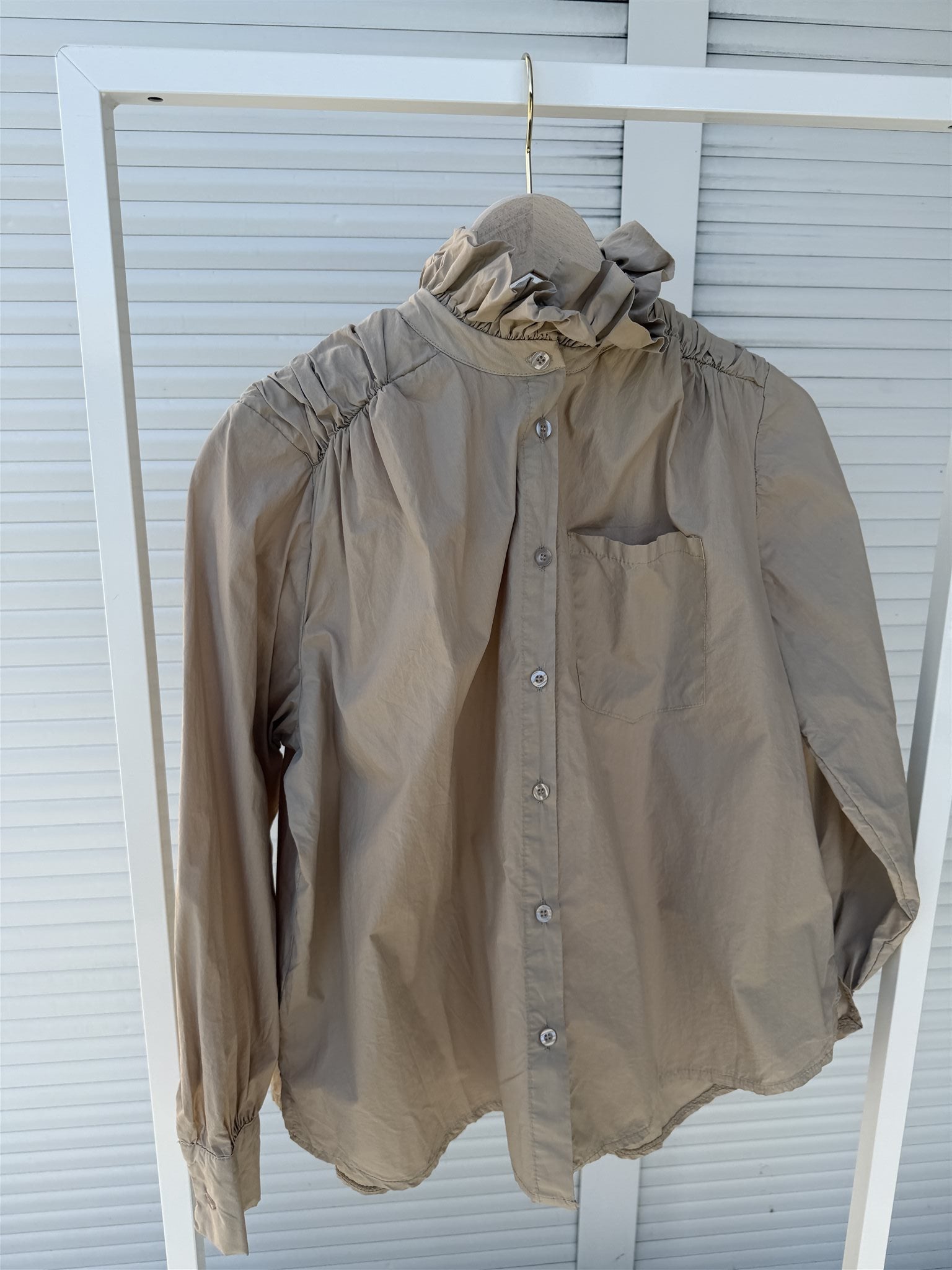 Blouse Victorien Kaki