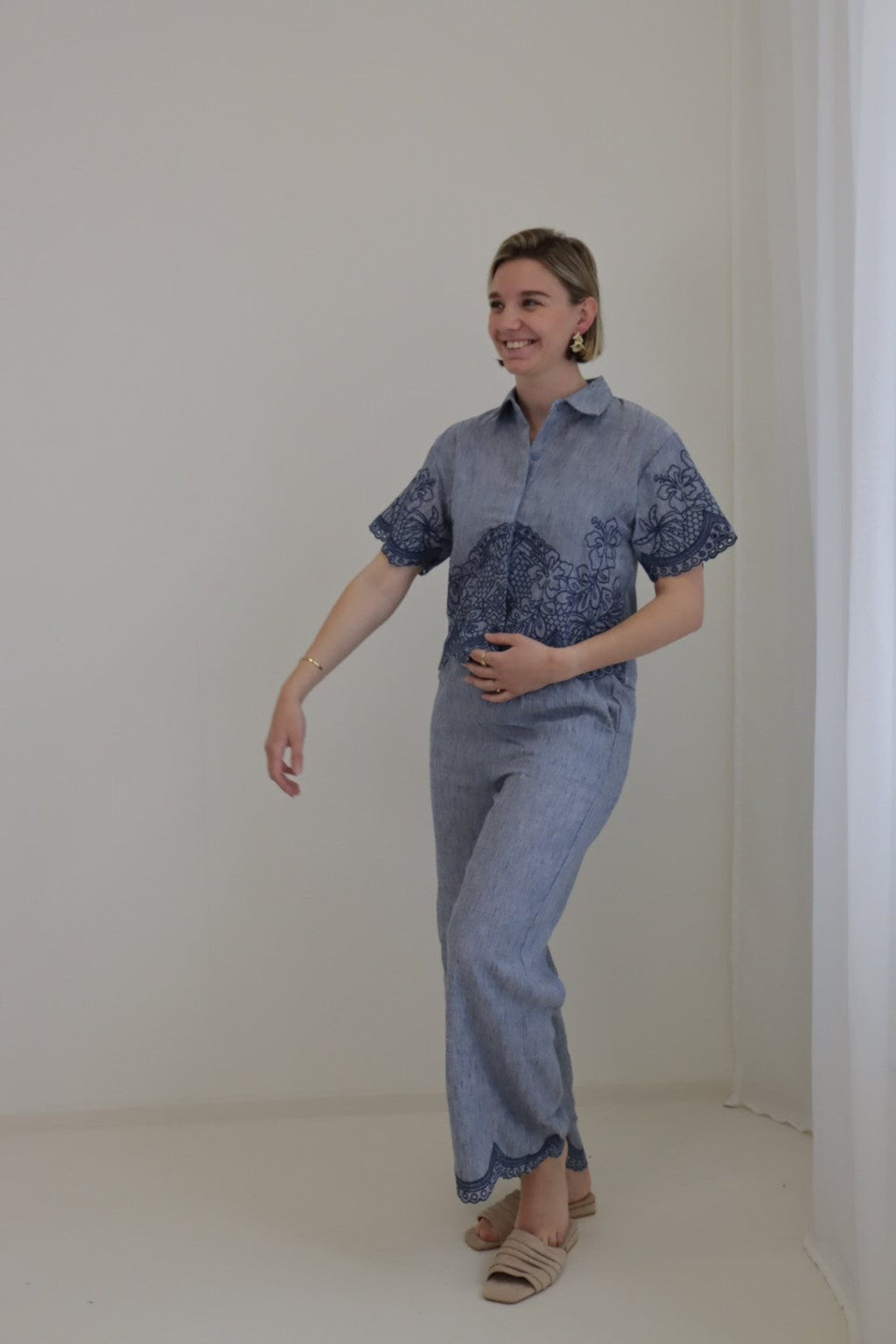 Broek Aela Blauw