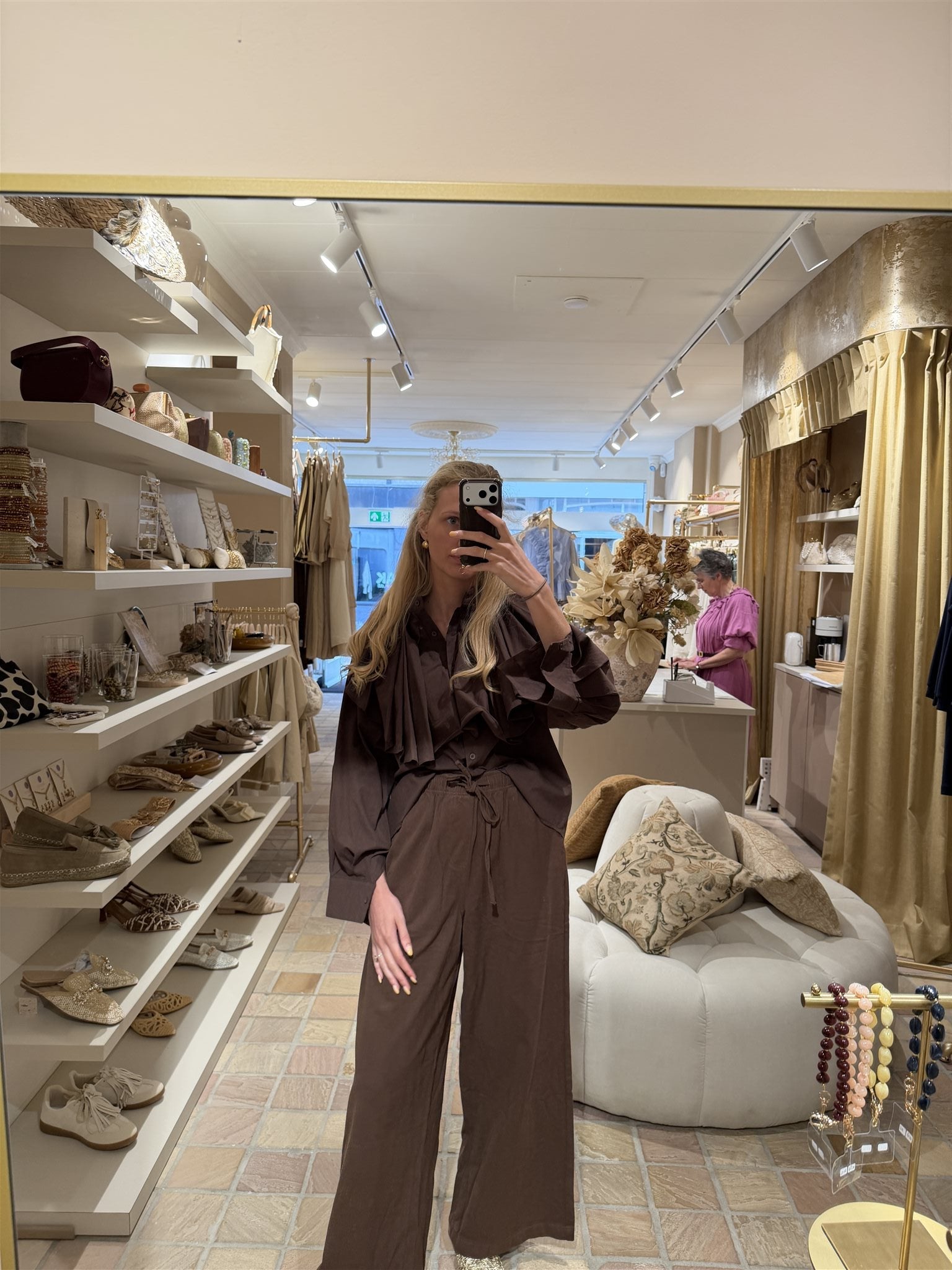 Broek Delicia Bruin