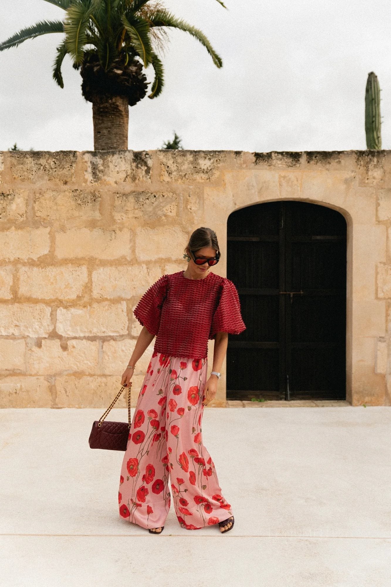Broek Valentine Roze/Rood