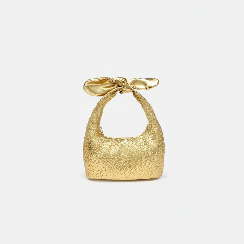 Gouden handtas Strik