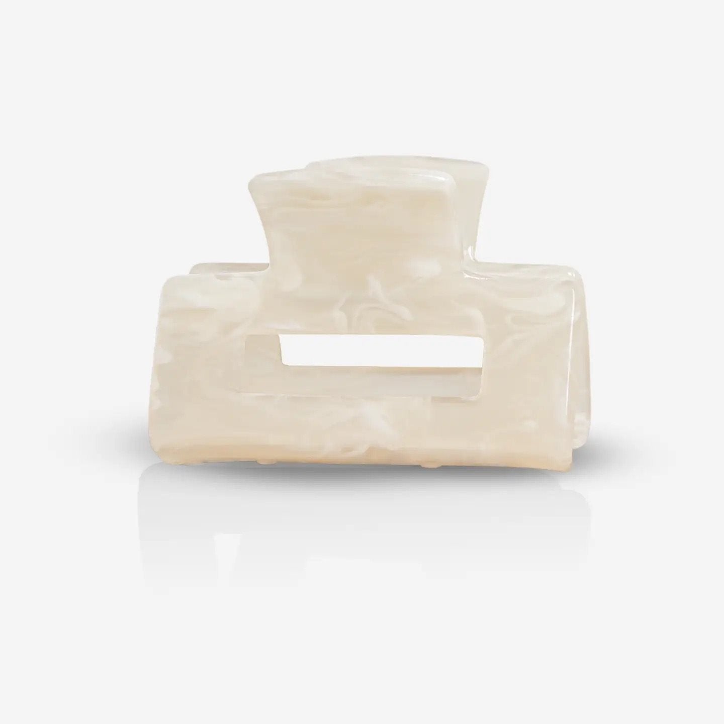 Haarclip Quad White Sand