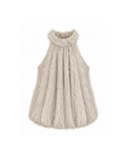 Haltertop Vera Beige