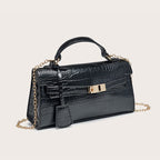 Handtas Zwart Leer