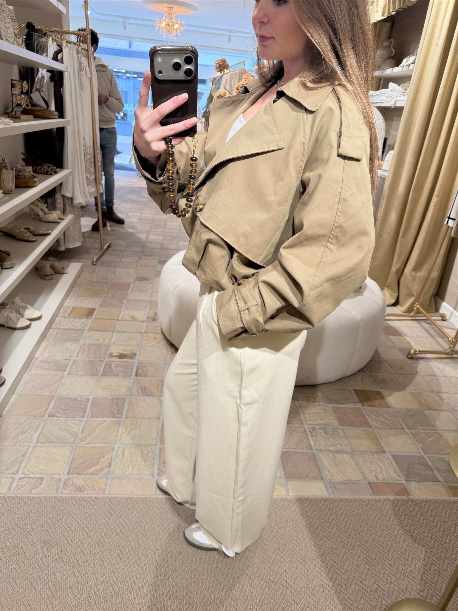 Jacket Anelise Bruin/Groen