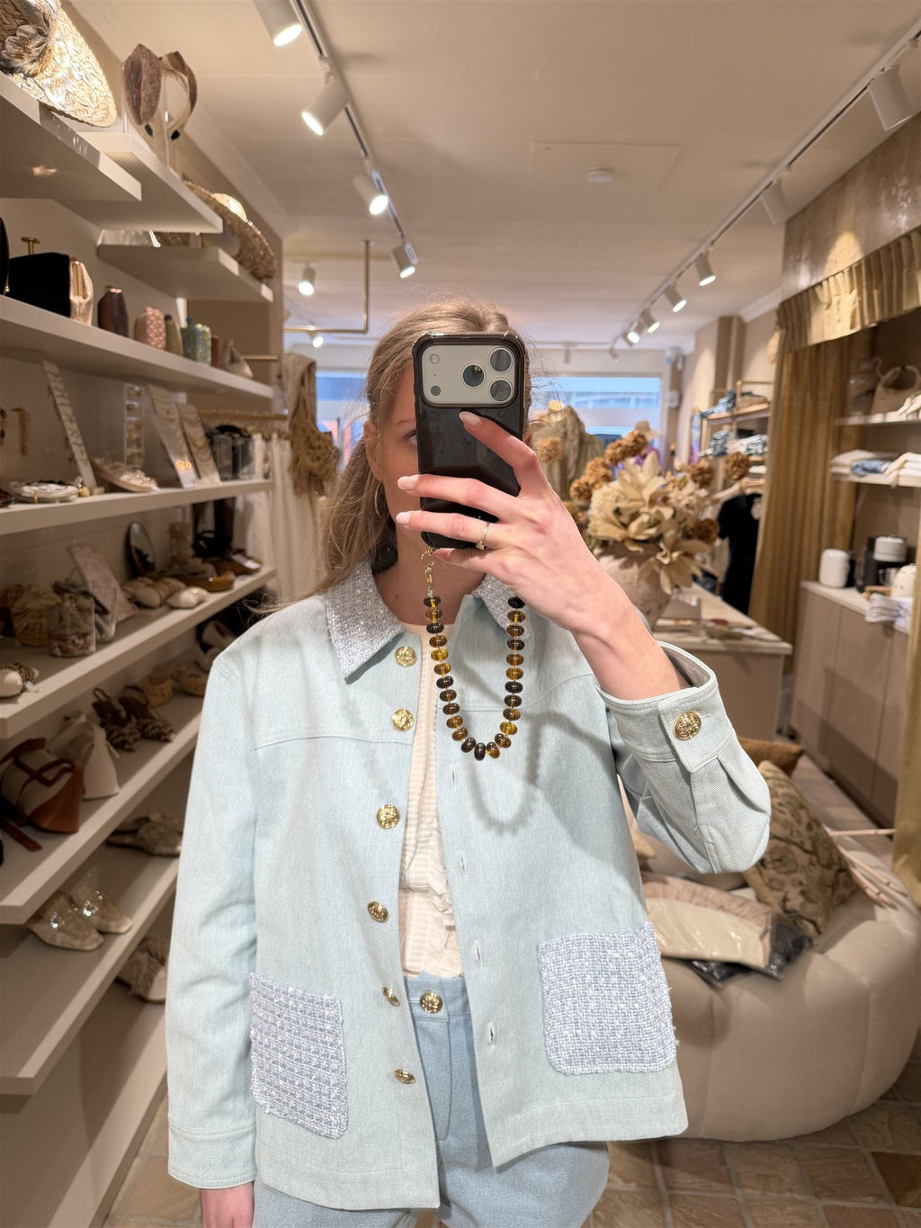 Jacket Audelia Blauw