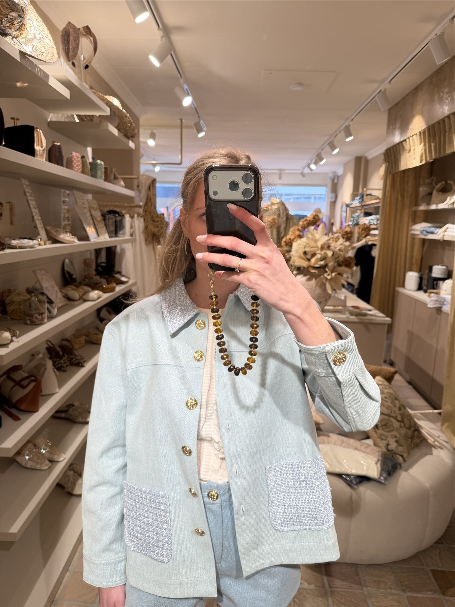 Jacket Audelia Blauw