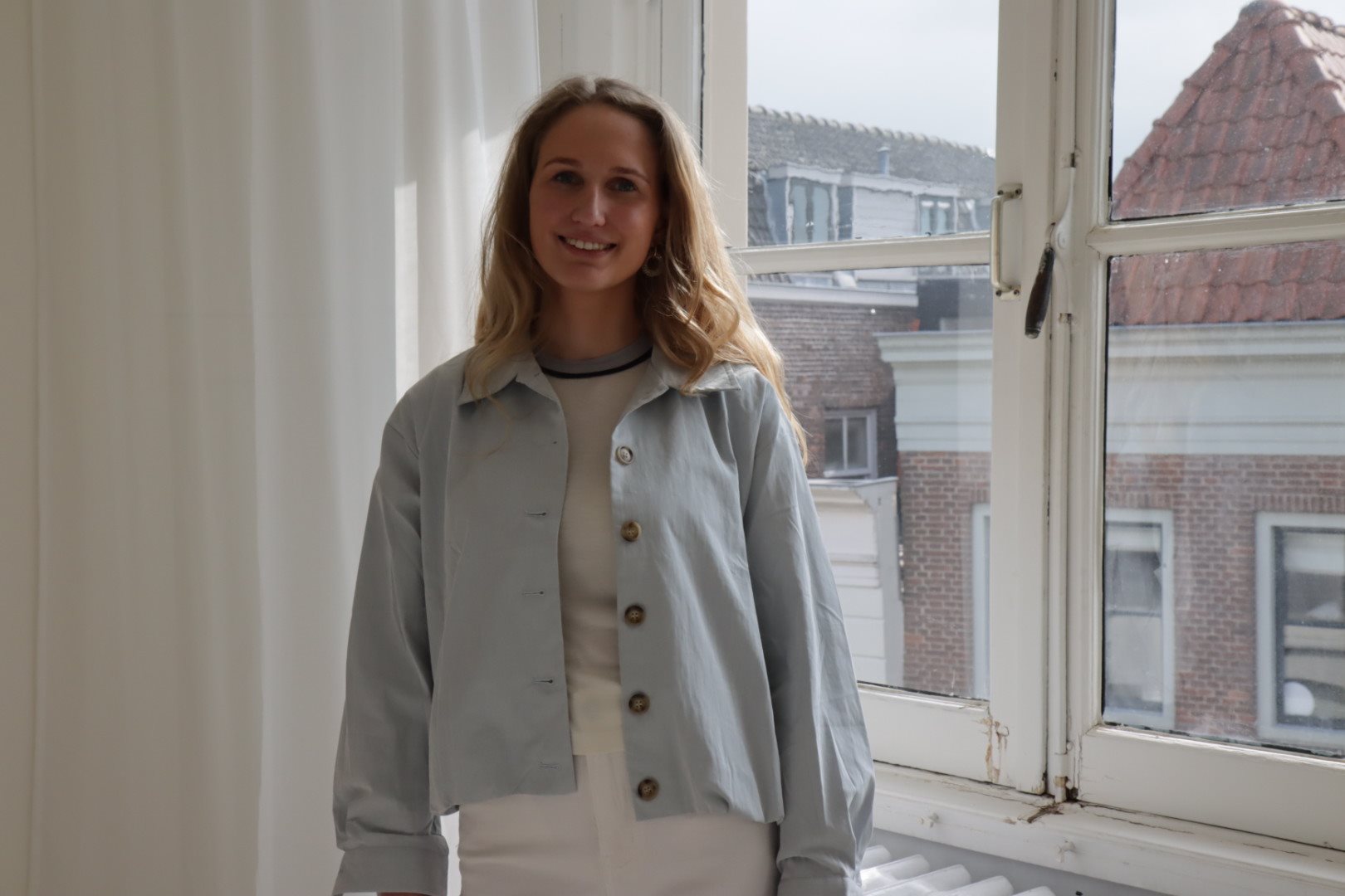Jacket Francesca Lichtblauw