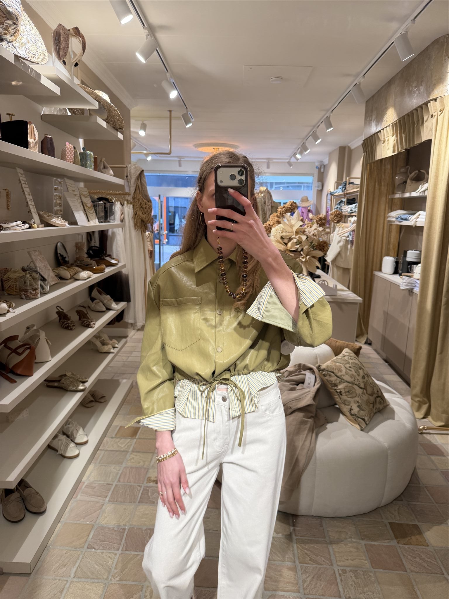 Jacket Wina Olijfroen