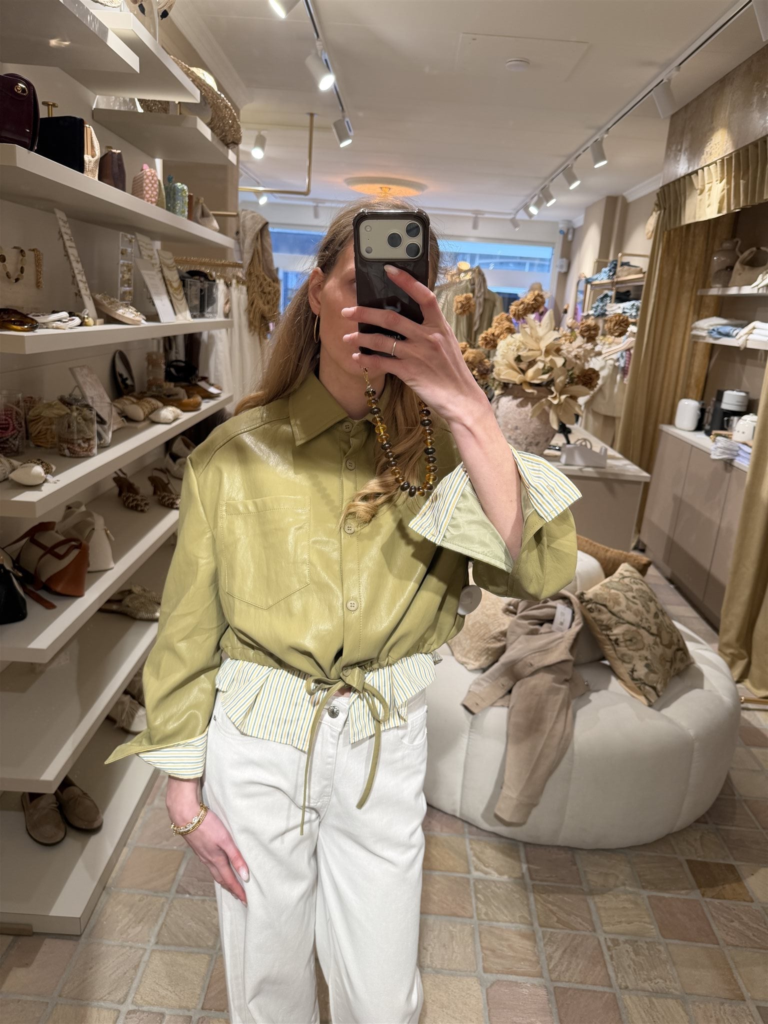 Jacket Wina Olijfroen