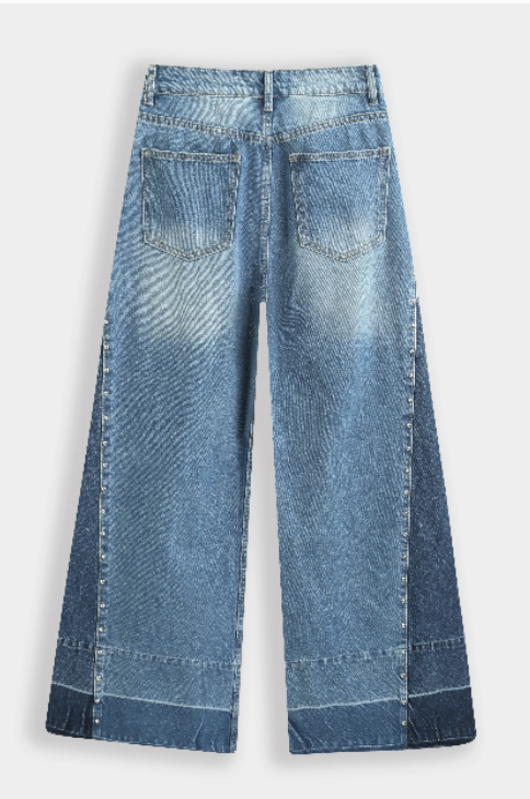Jeans Bianco Blauw