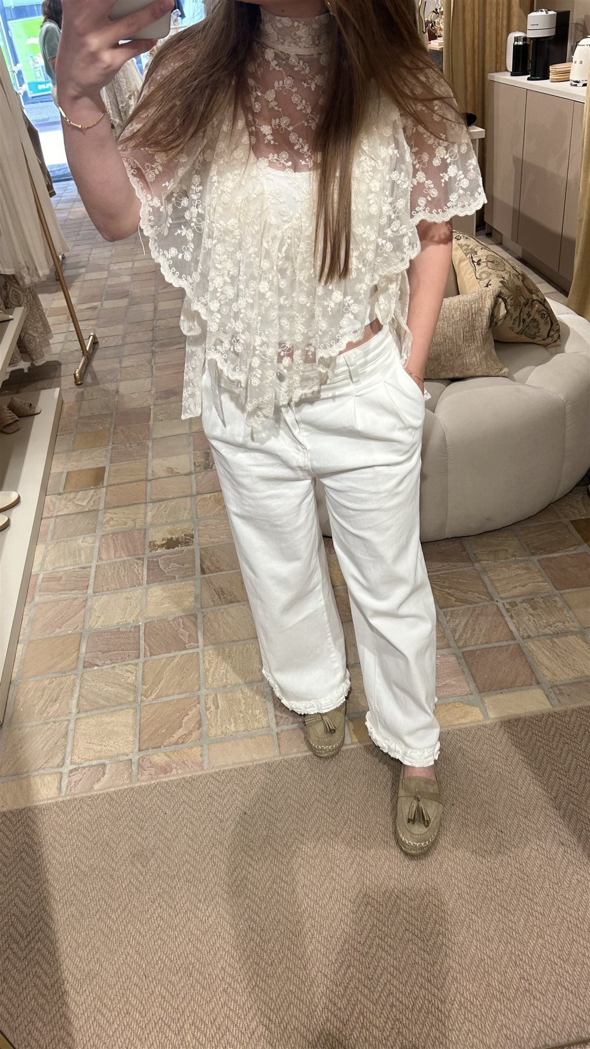 Jeans Charline Wit