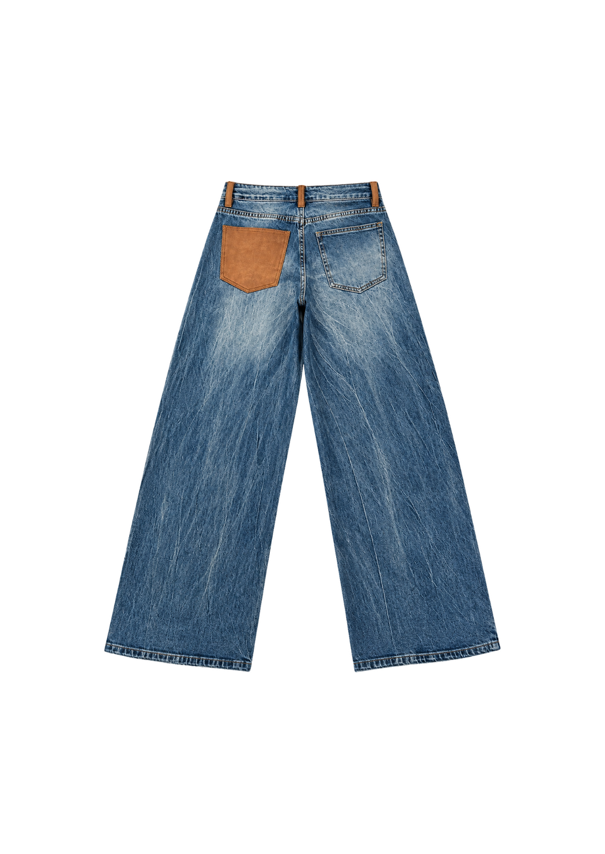 Jeans Straight Suede
