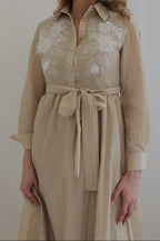 Jurk Amélie Beige