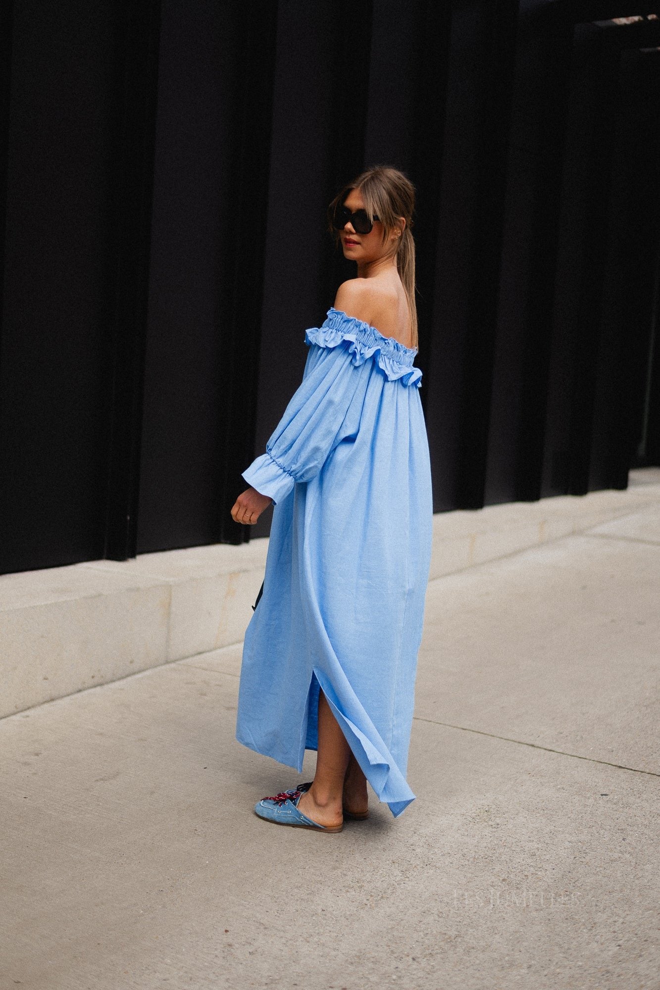 Jurk Camilla Licht blauw