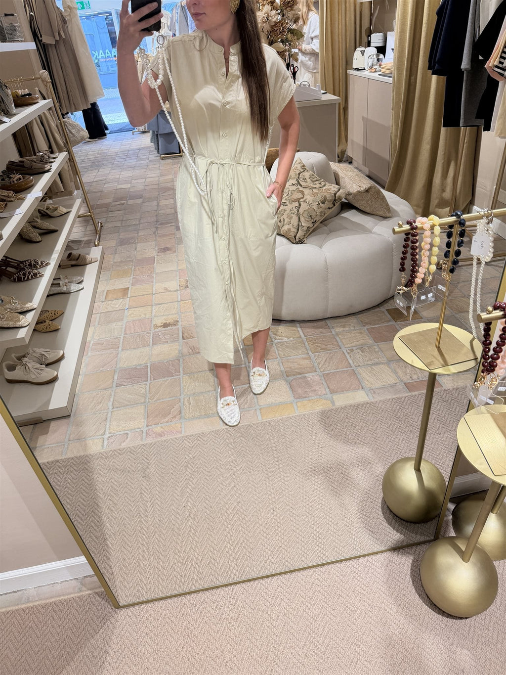Jurk Fabiana Beige